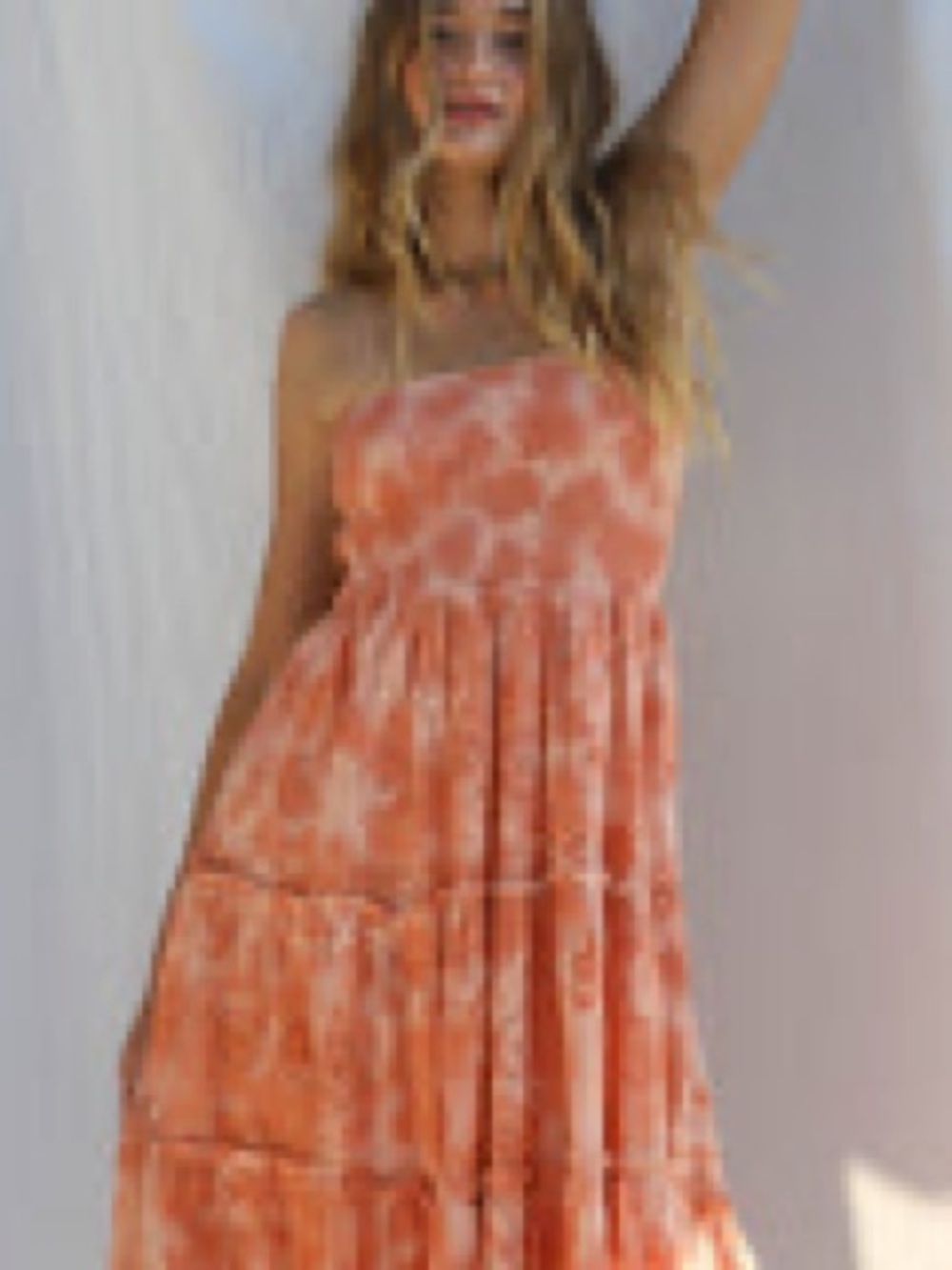 Jen’s Pirate Booty Rooftop Eyelet Skirt Dress in Apricot - Picture 5 of 10